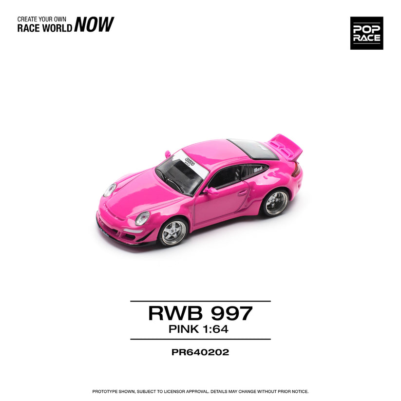 POPRACE PR640202 Porsche 911 (997) RWB - pink 1:64