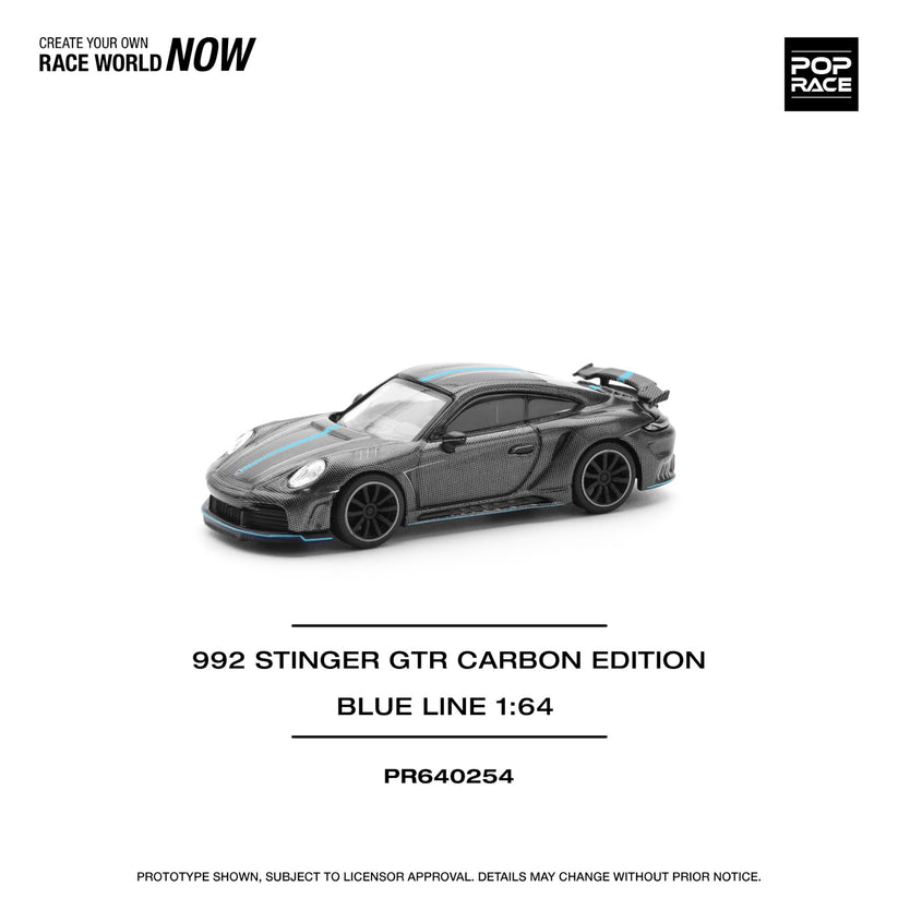 POPRACE PR640254 Porsche 911 (992) Stinger GTR - carbon edition 1:64