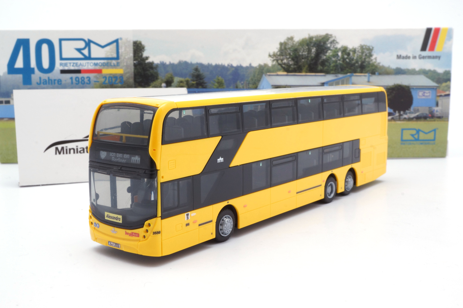 Rietze 78005  Alexander Dennis Enviro500 BVG - Alexandra 1:87