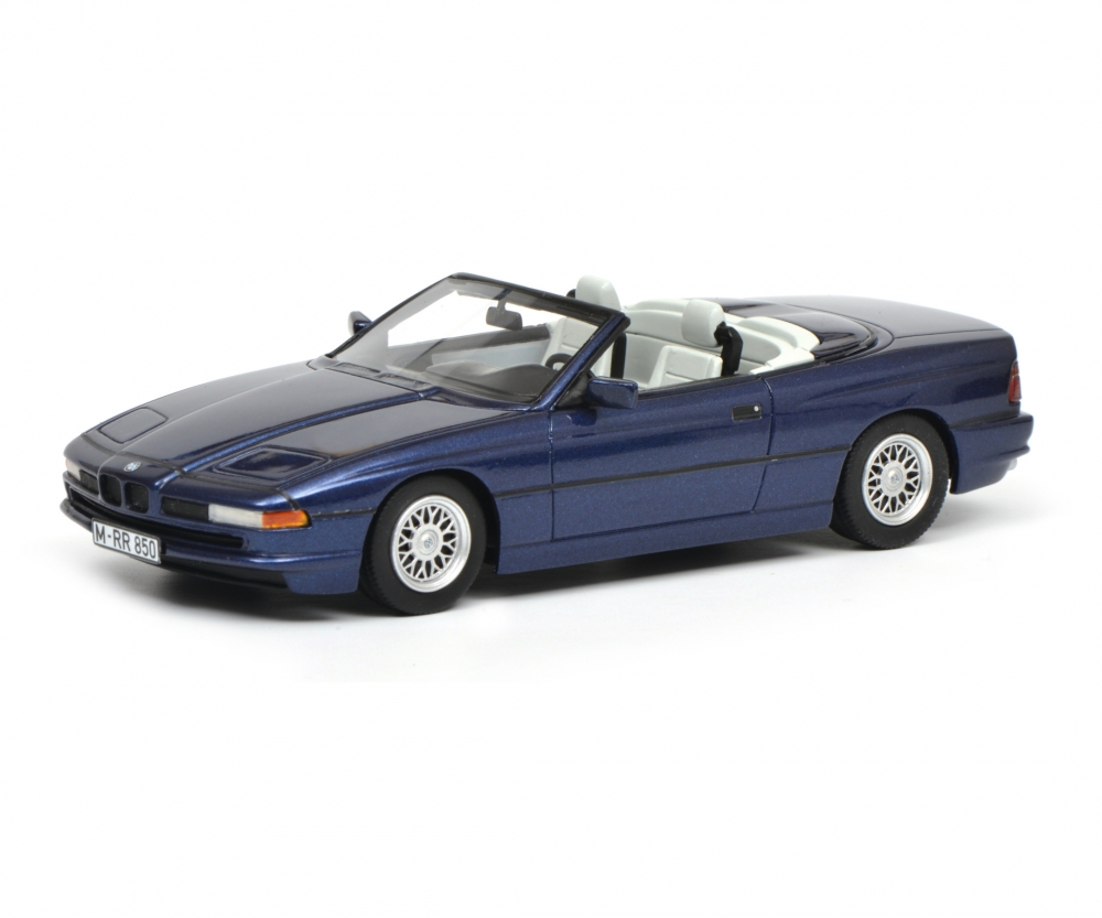 Schuco 450006900 BMW 850i Cabriolet, blau 1:18 1:18