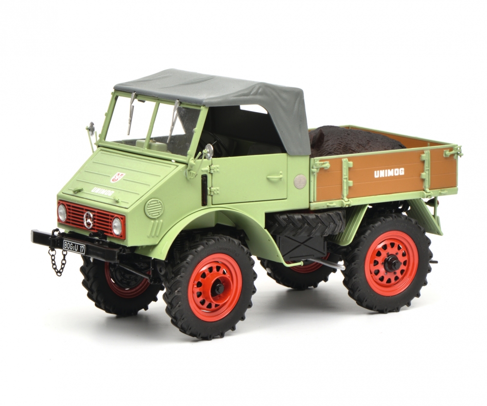 Schuco 450014700 Unimog 401 m.Wildschwein 1:18 1:18