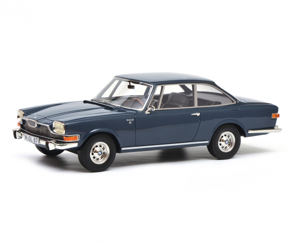 Schuco 450020800 BMW Glas 3000 V8, blau 1:18 1:18