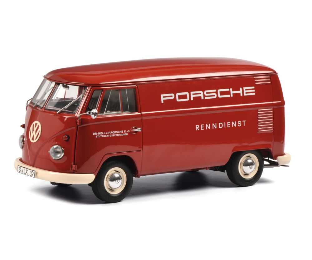 Schuco 450029900 VW T1 Kasten PORSCHE 1:18 1:18