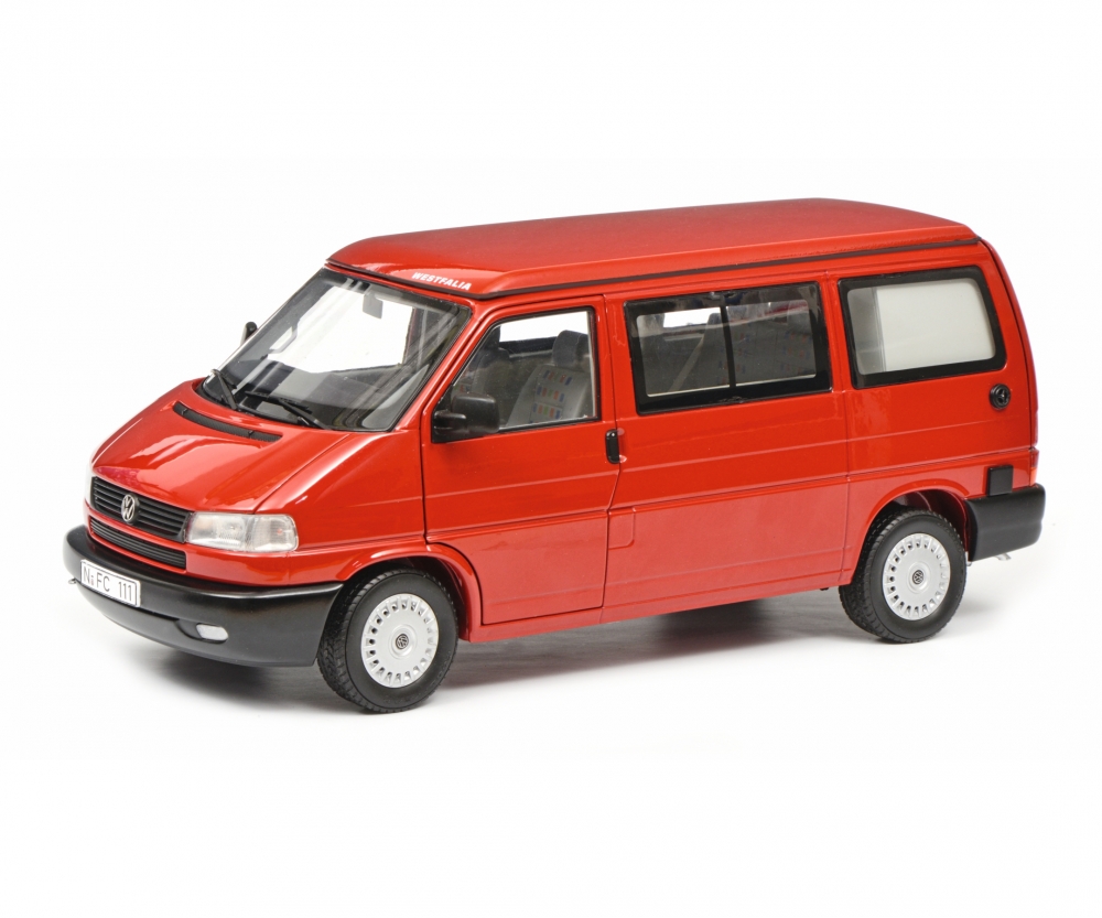 Schuco 450042000 VW T4b Camper, rot 1:18 1:18