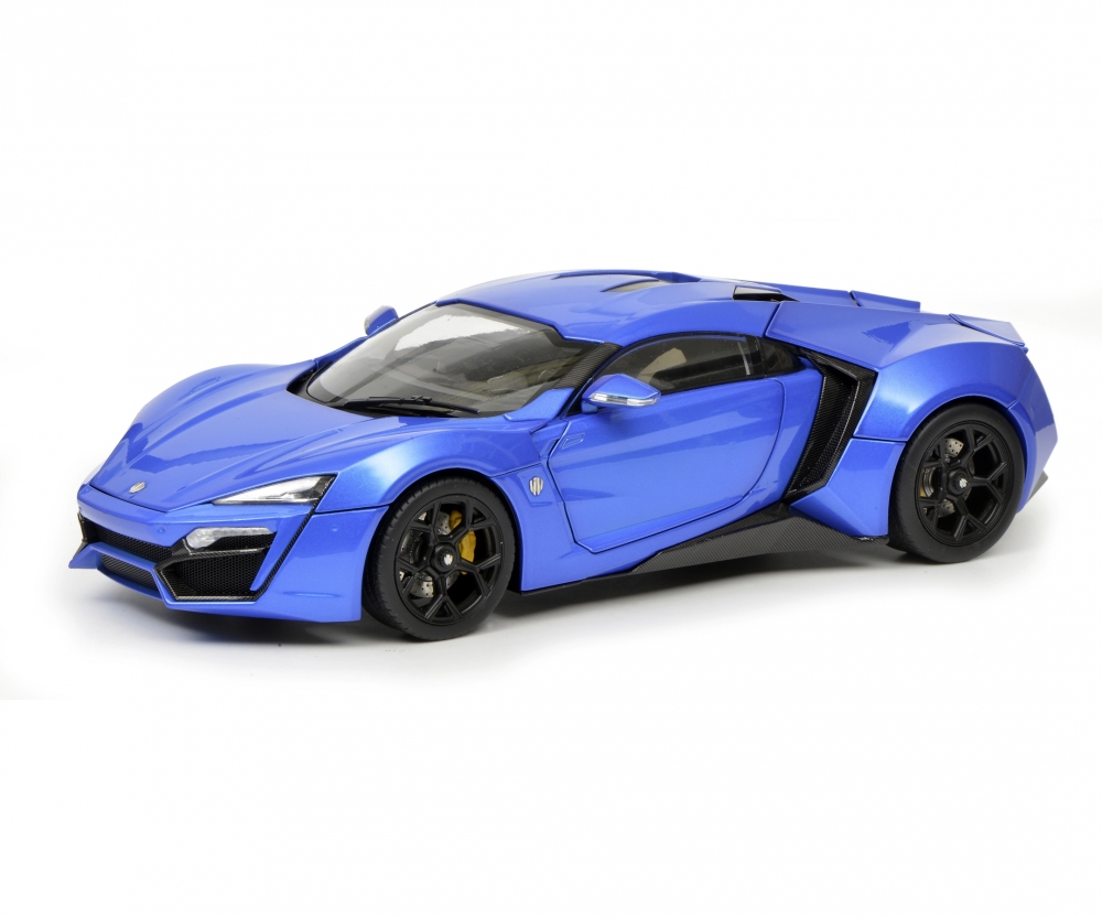 Schuco 450042600 Lykan Hypersport, blau 1:18 