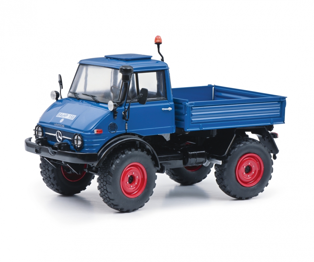 Schuco 450044400 Unimog 406 - blau (00444) 1:18