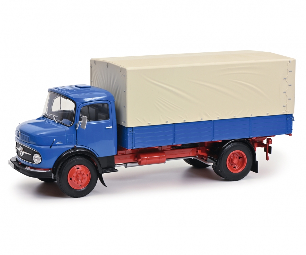 Schuco 450044800 MB L 911 blau 1:18 1:18