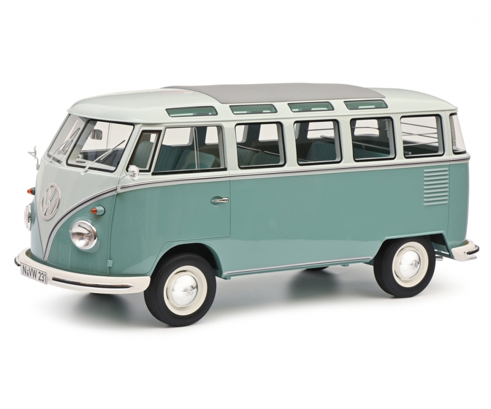 Schuco 450051000 VW T1b Samba türkis/grün 1:8 - Vorbestellung 1:8