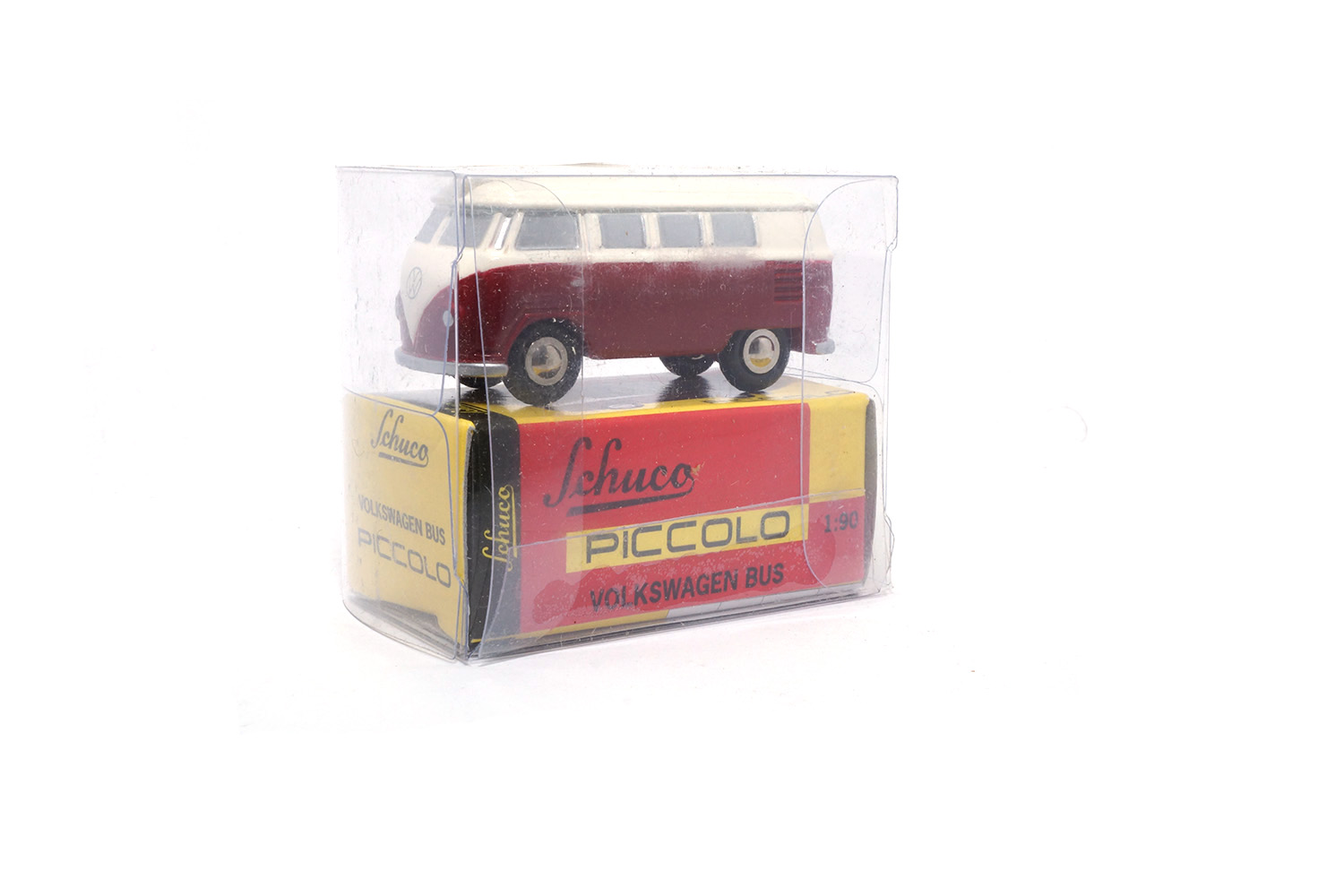 Schuco 01311 VW Bus - Rot/Weiss 1:90 (Piccolo)