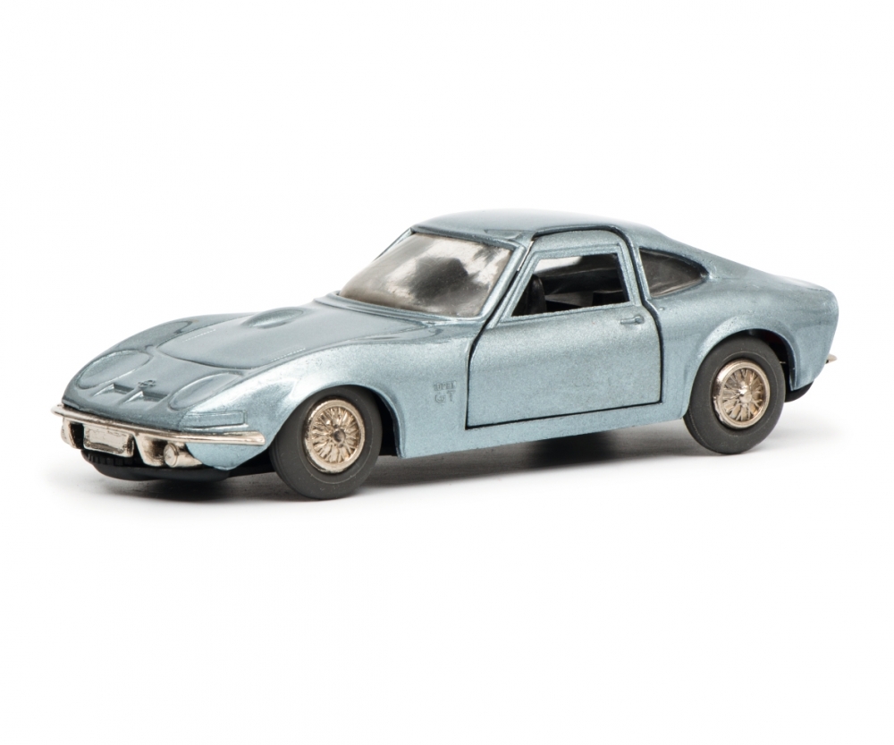 Schuco 450176200 Autom.Racer Opel GT, blaumet. 