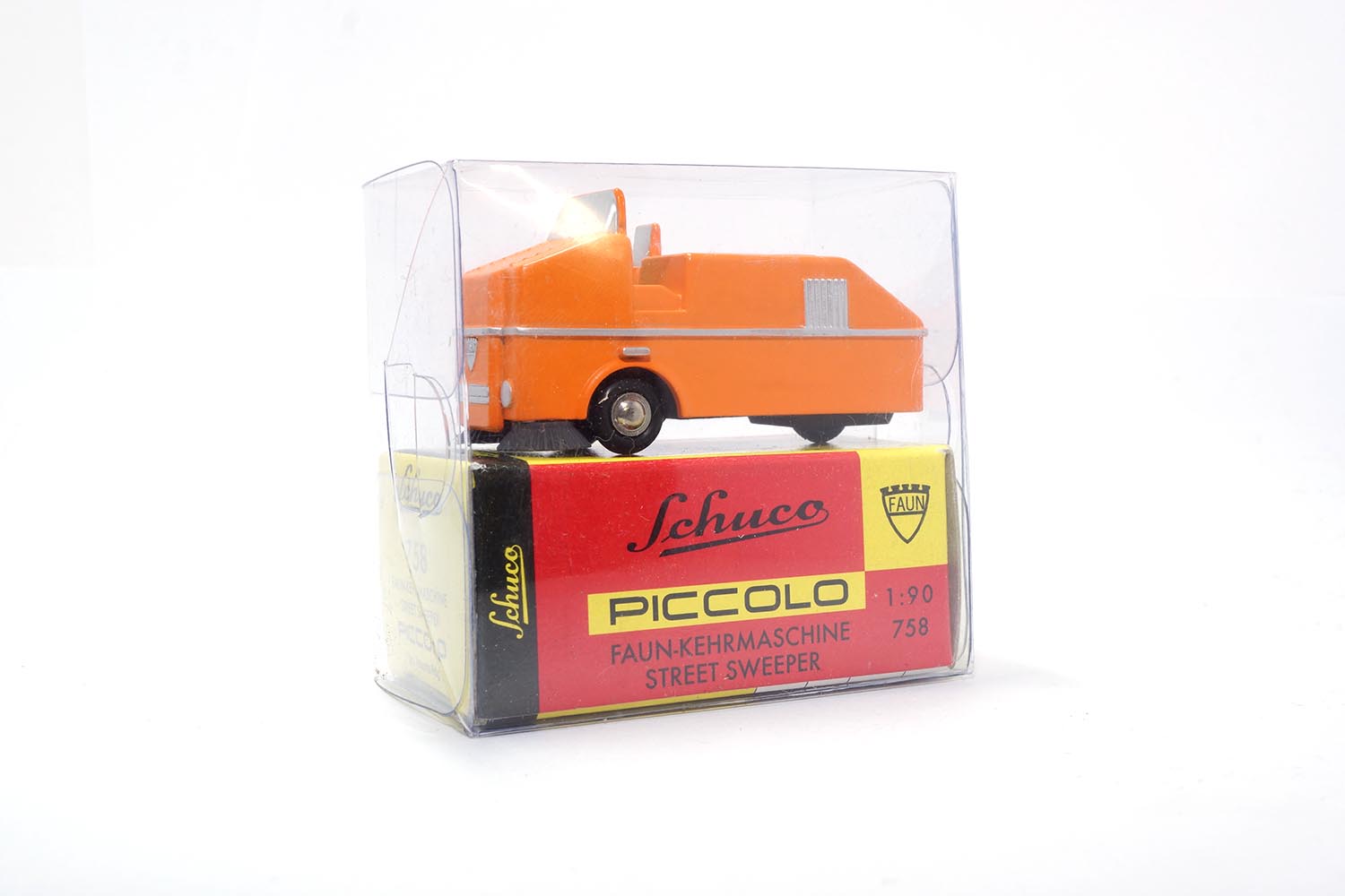 Schuco 01841 Piccolo Faun Straßenkehrmaschine 1:90