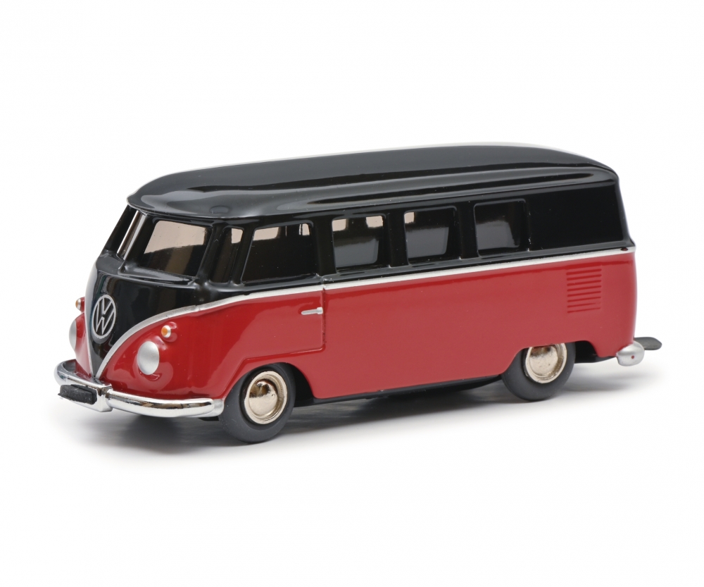 Schuco 450197400 Micro Racer VW T1, braun-rot 