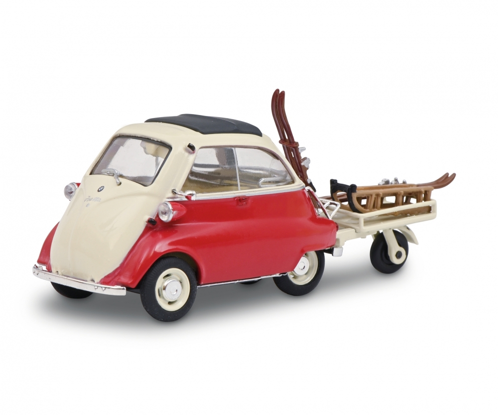 Schuco 450268200 BMW Isetta Anhänger+Ski 1:43 - Vorbestellung 1:43