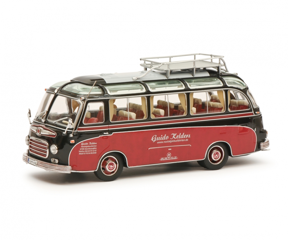 Schuco 450284300 Setra S6 braun/rot 1:43 1:43