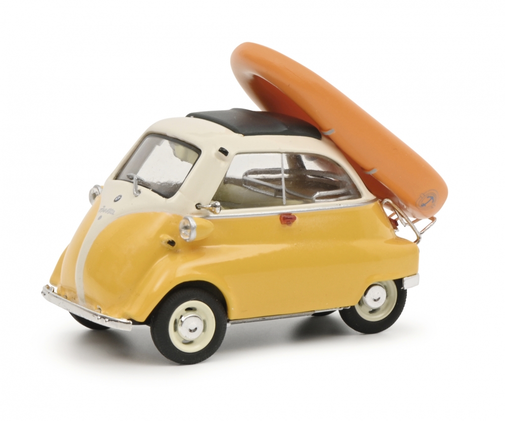 Schuco 450376700 Isetta+Schlauchboot 1:43 1:43