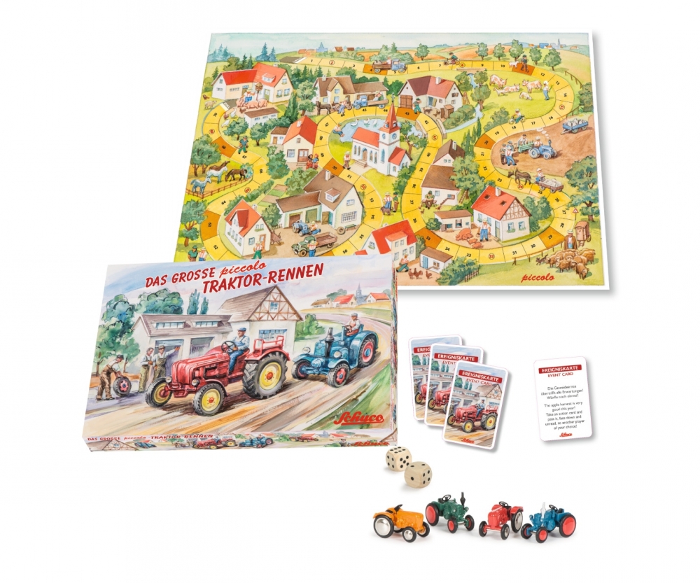 Schuco 450513500 Pic. Spiel Traktor-Rennen 1:90 / 660mm x 440mm