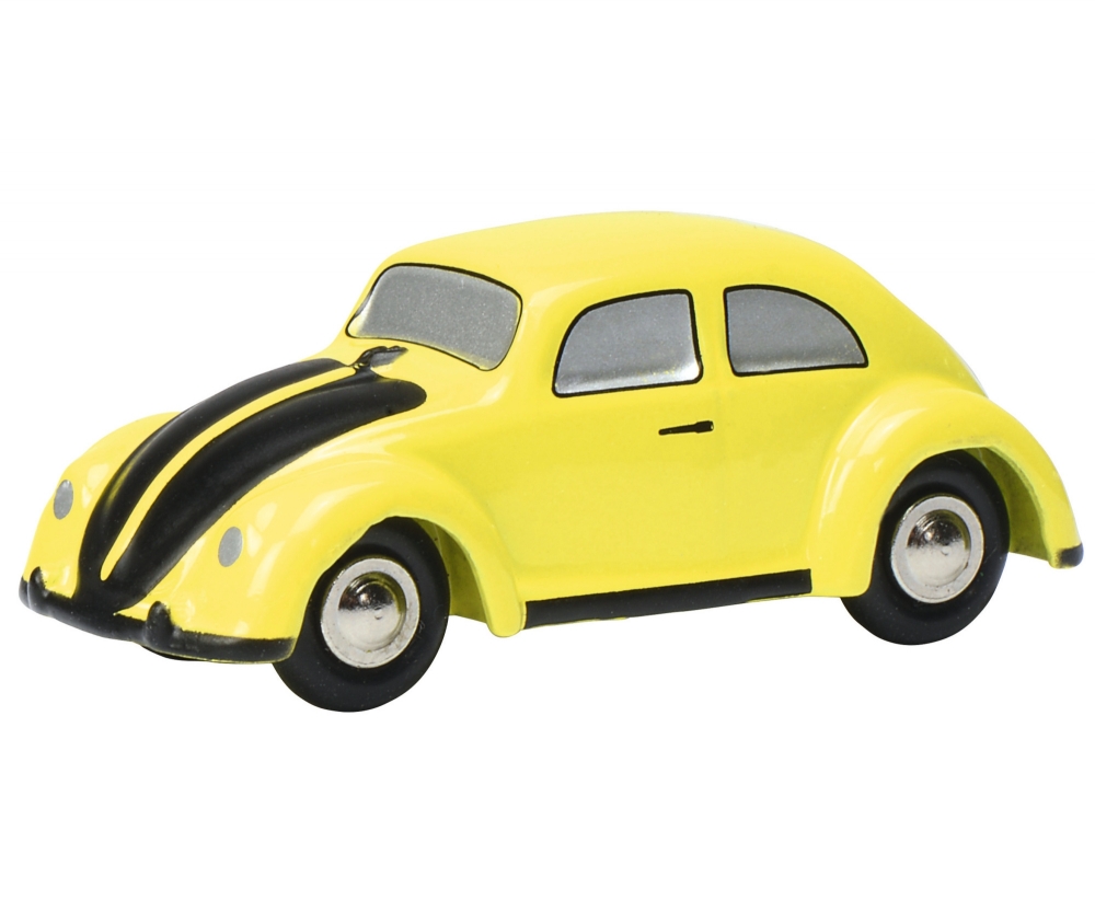 Schuco 450561500 Pic. VW Käfer gelb/schwarz 1:90