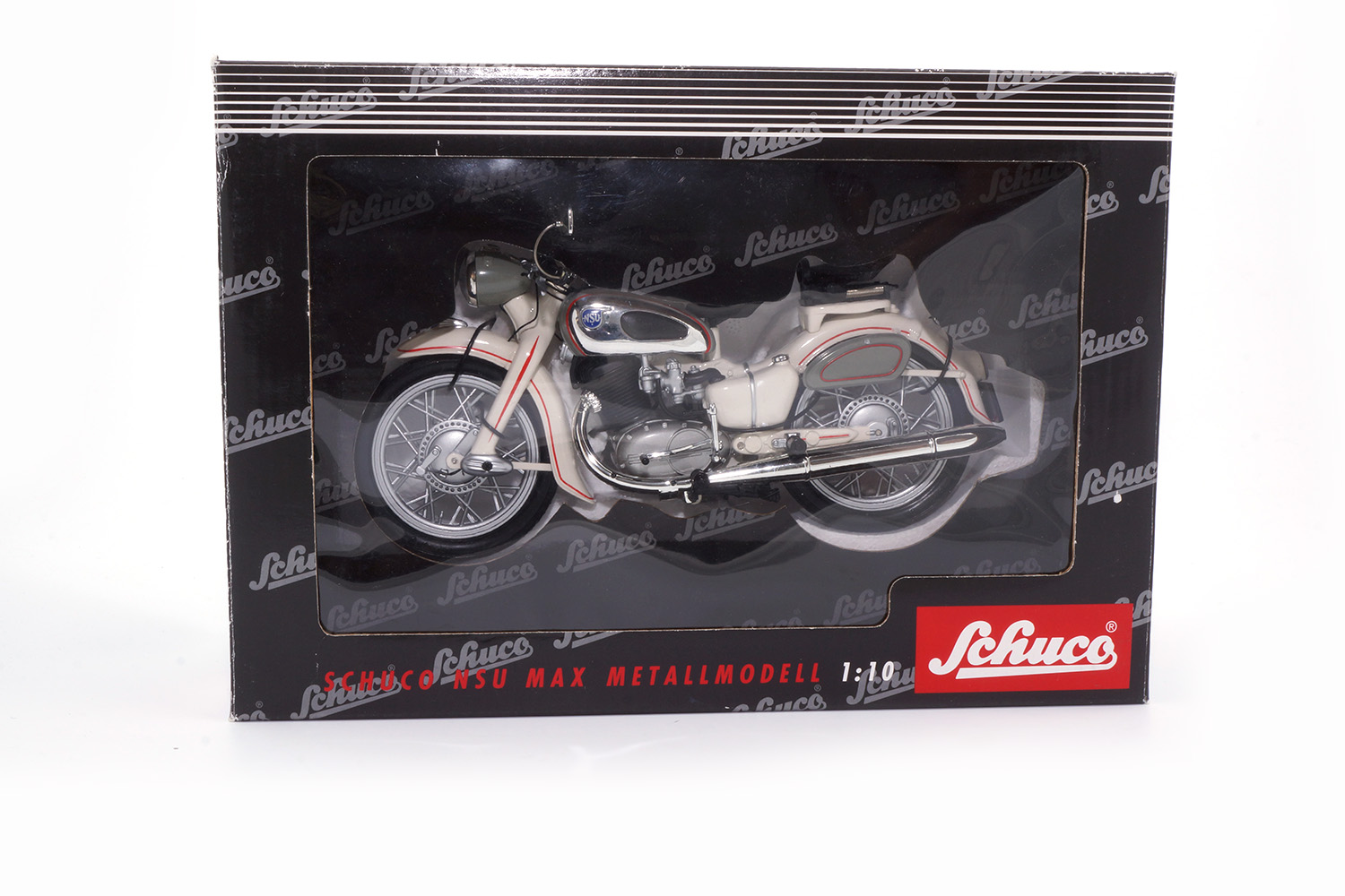 Schuco 06506 NSU MAX Motorrad - Weiss 1:10