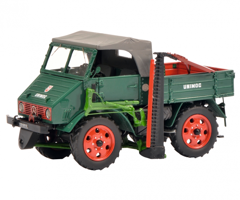 Schuco 450895800 MB Unimog 2010, grün 1:32 1:32