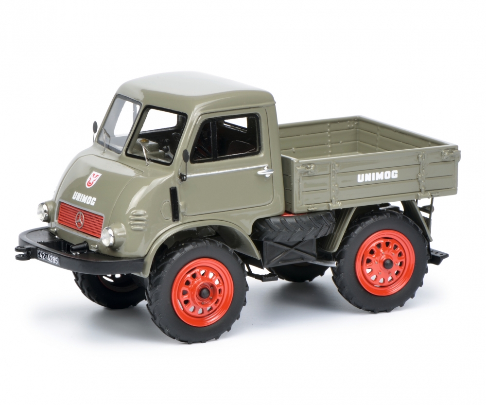 Schuco 450895900 MB Unimog U401, grau 1:32 1:32