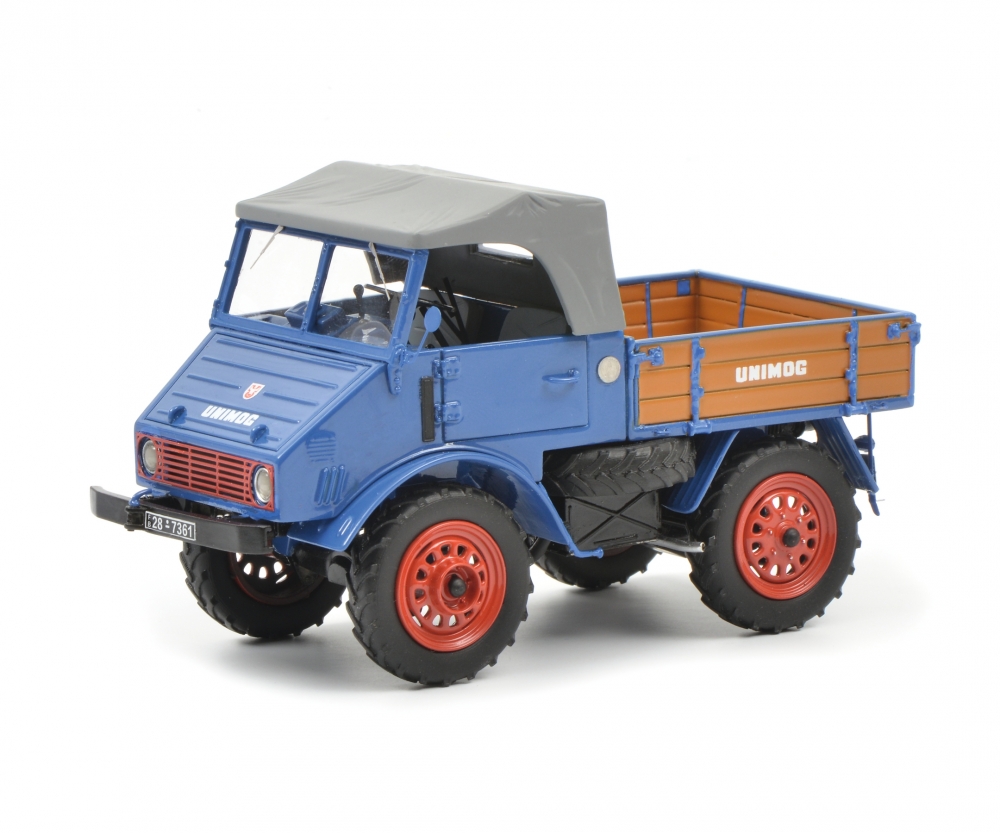 Schuco 450900300 MB Unimog 401, blau 1:32 1:32