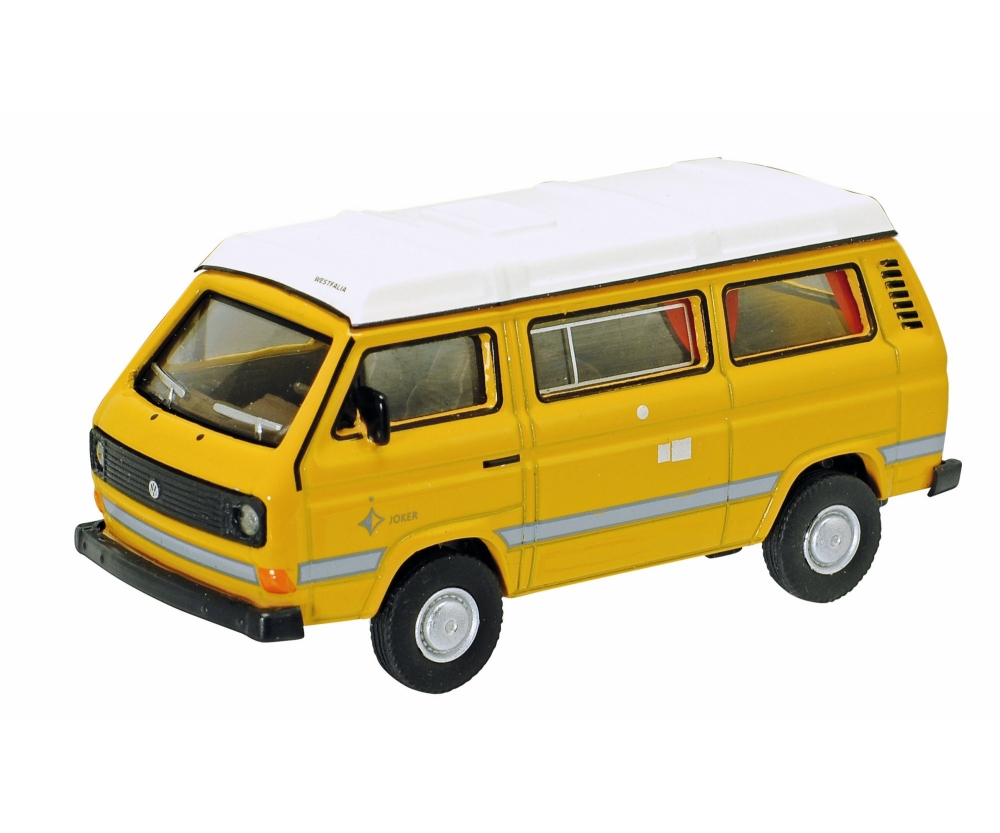 Schuco 452013800 VW T3 Camper, gelb 1:64 1:64