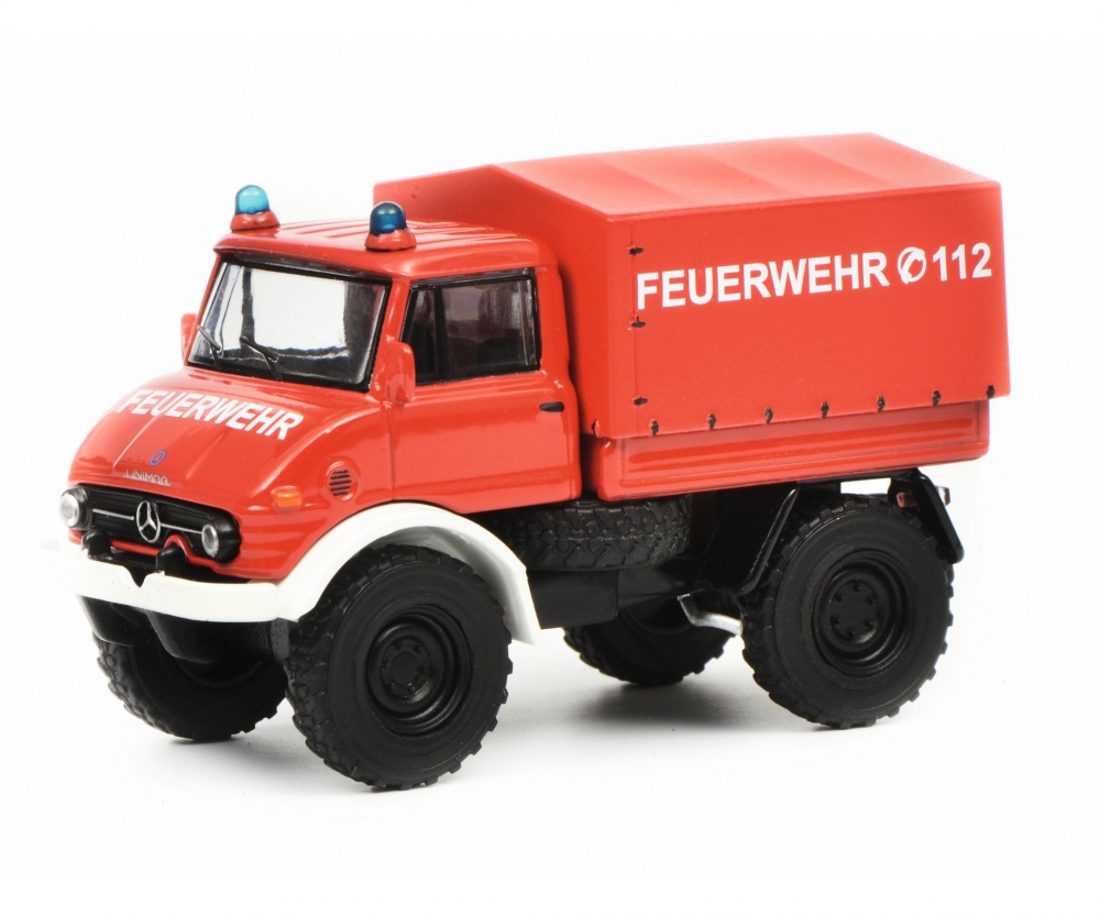 Schuco 452017300 MB Unimog U406 Feuerwehr 1:64 1:64