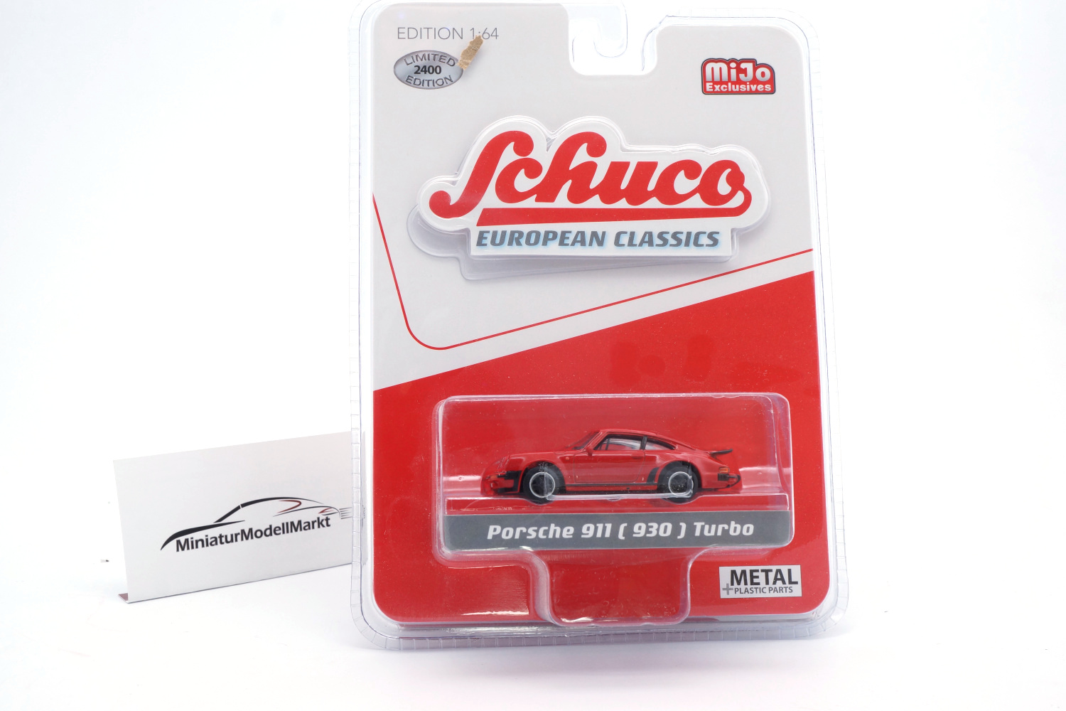 Schuco 452018900 Porsche 911 (930) Turbo - Rot 1:64
