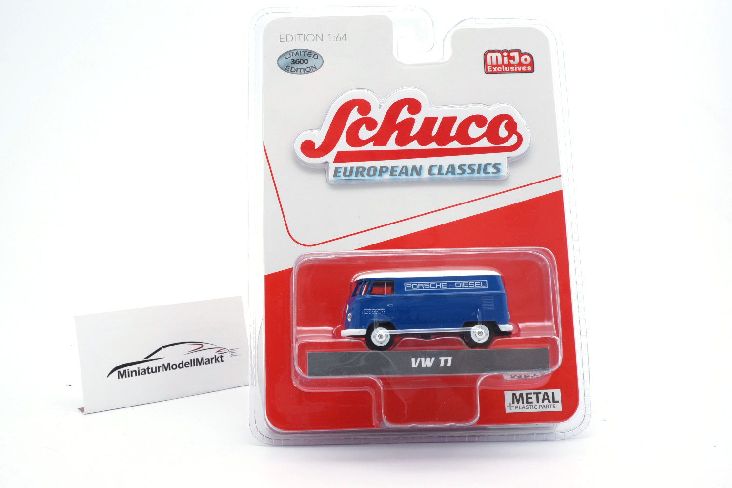 Schuco 452024800 VW T1 - Porsche Diesel (USA Exclusive) 1:64