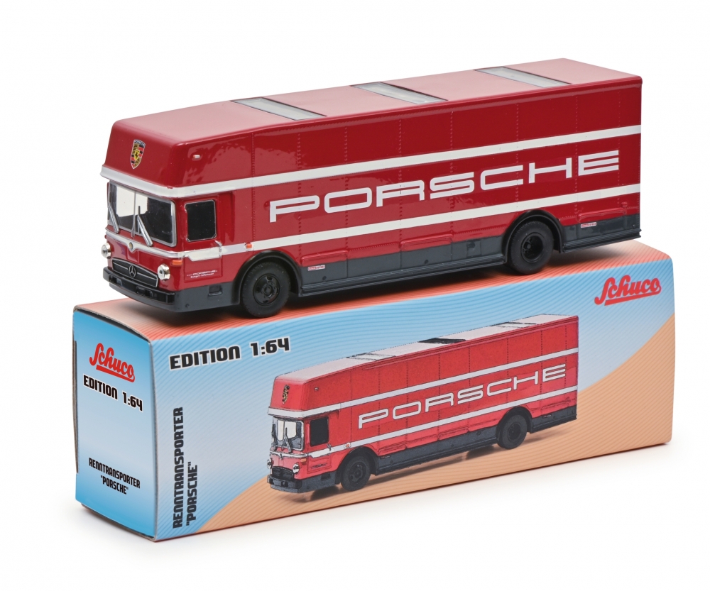 Schuco 452026100 Renntransporter PORSCHE 1:64 1:64