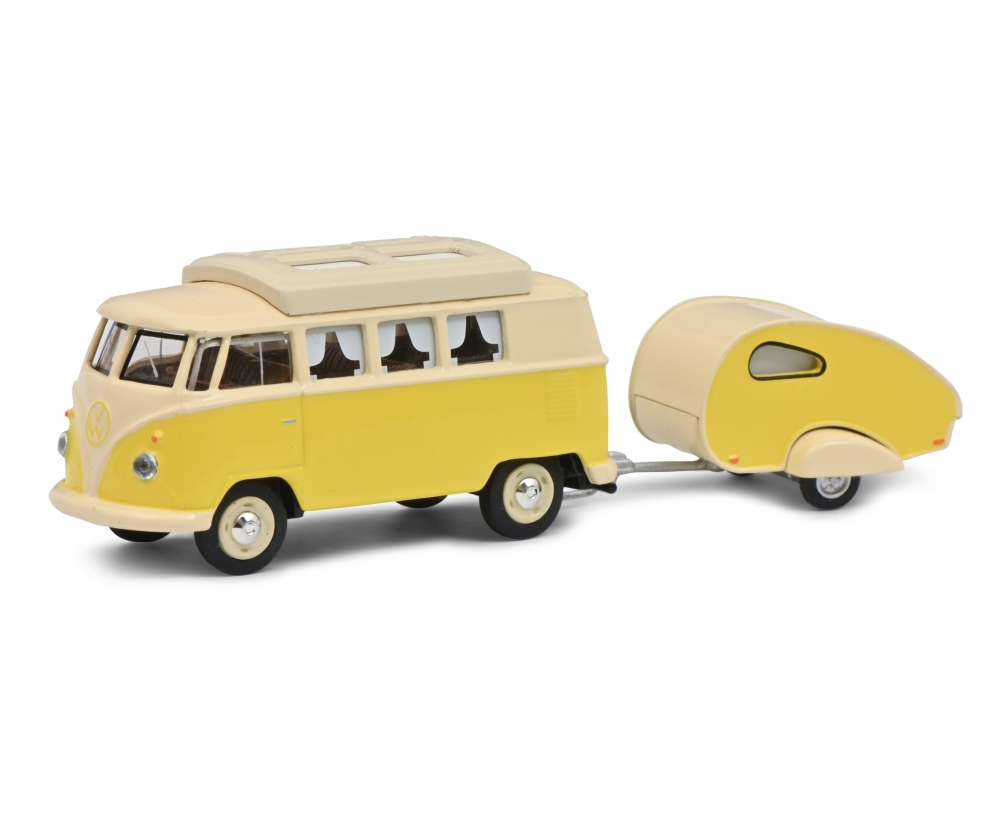 Schuco 452026700 VW T1 Camper mit Wohnanh.1:64 1:64