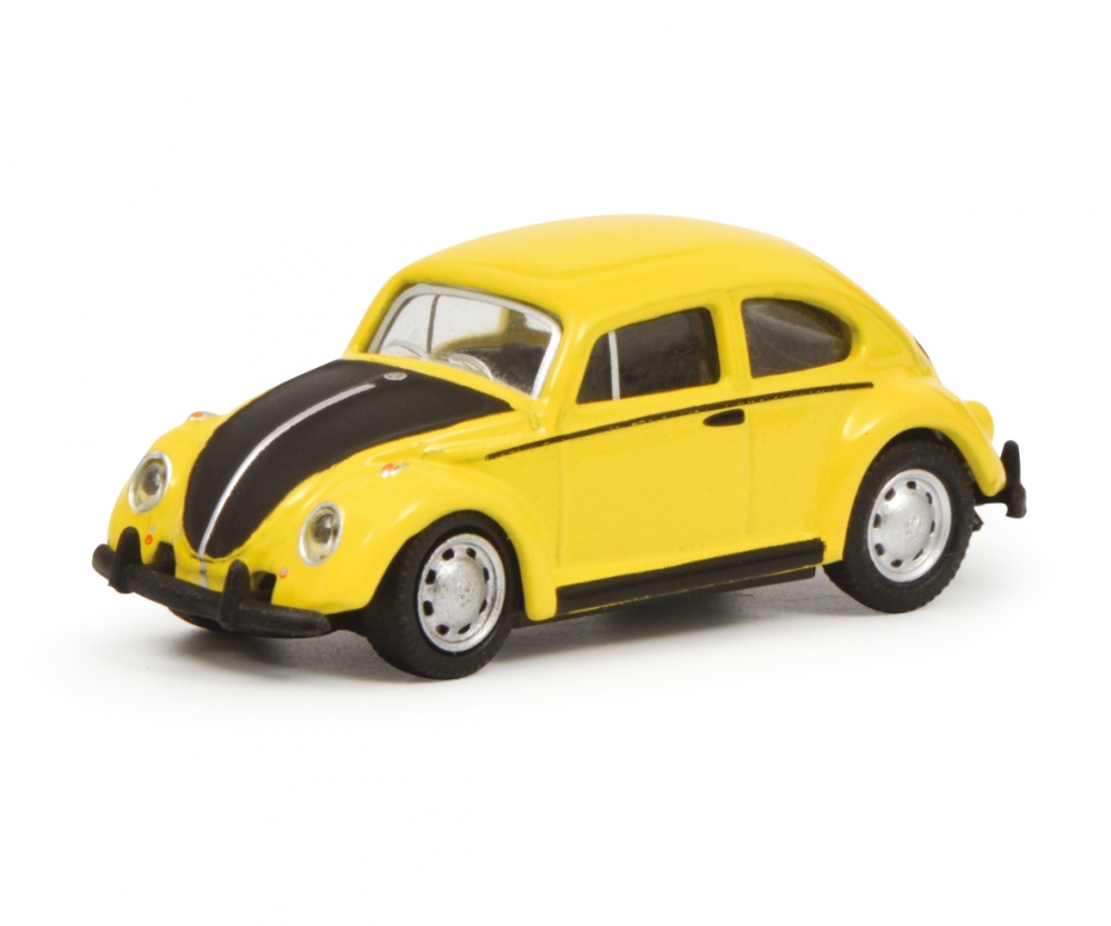 Schuco 452633400 VW Käfer, gelb-schwarz 1:87 1:87