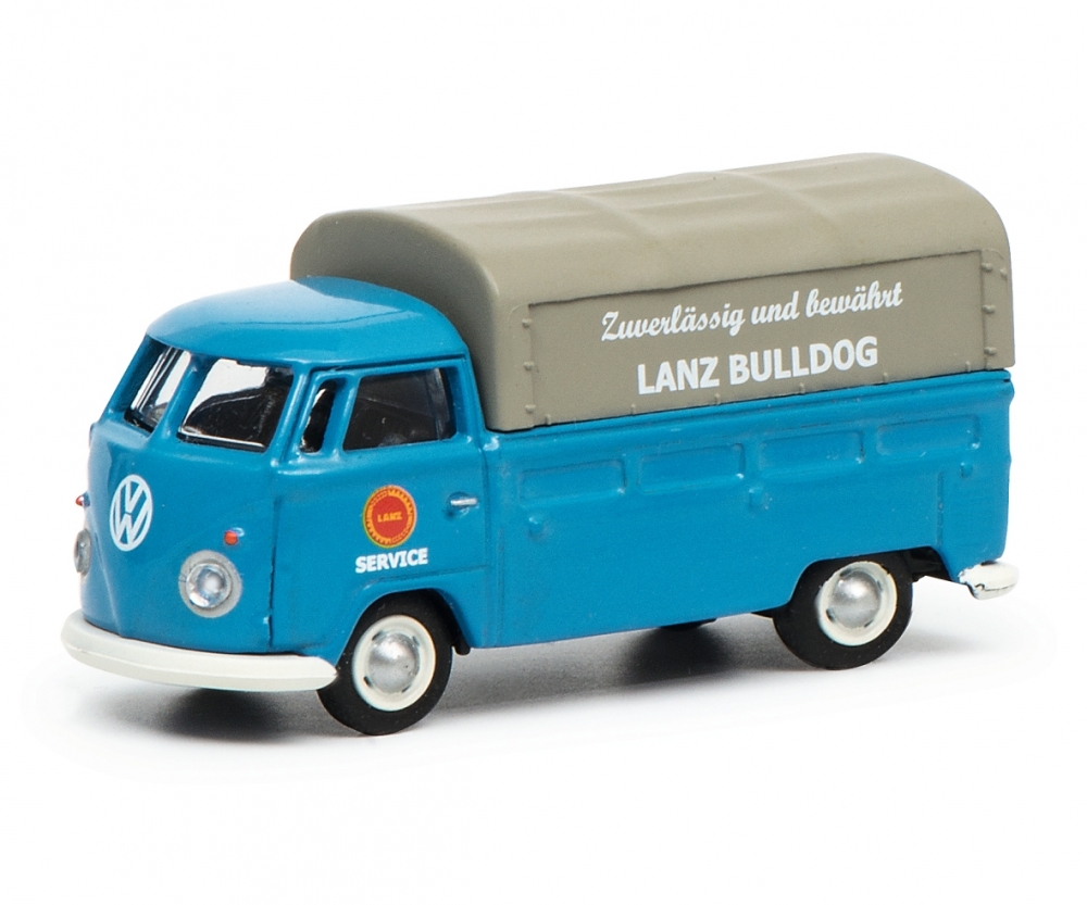 Schuco 452634000 VW T1c LANZ, blau 1:87 1:87