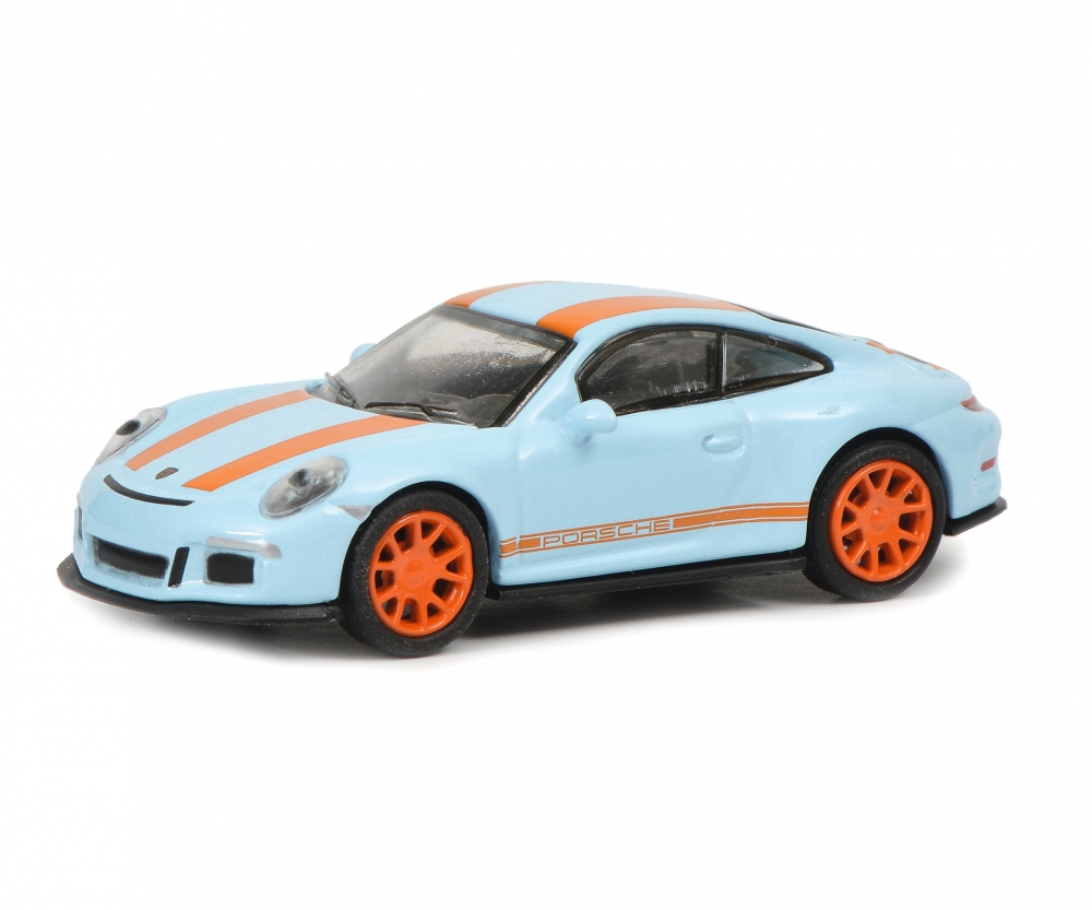 Schuco 452637500 Porsche 911 R,blau/orange 1:87 1:87
