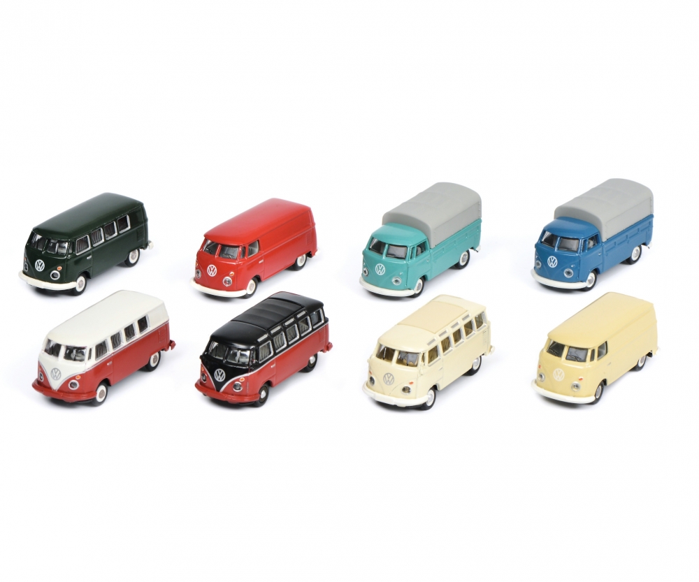 Schuco 452640800 VW T1, 8-er Set 1:87 1:87