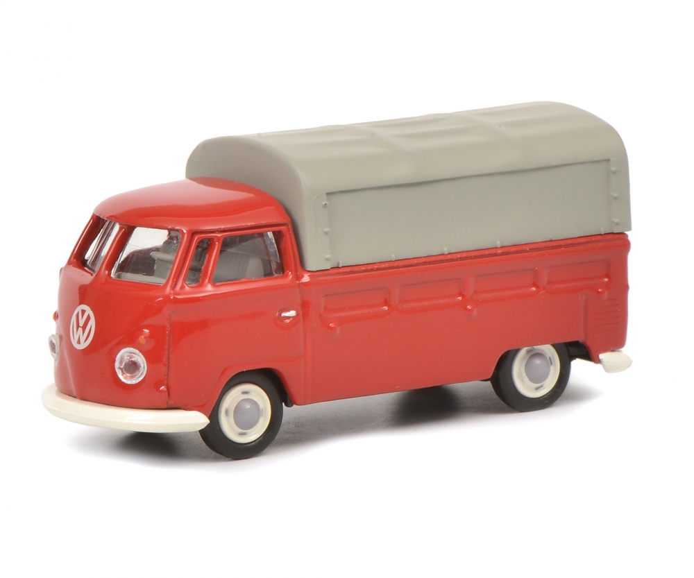 Schuco 452644300 VW T1 Pritsche-Plane,rot 1:87 1:87