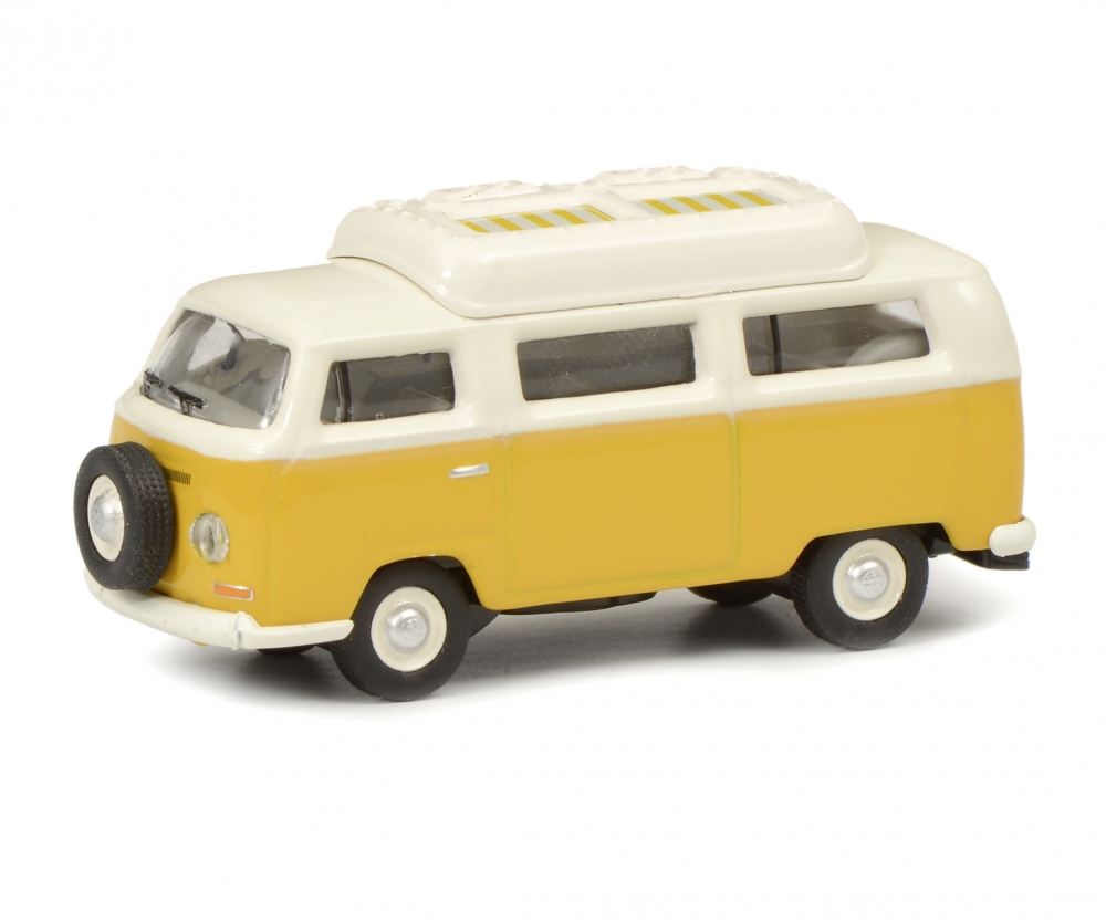 Schuco 452644400 VW T2a Camper, gelb/weiß 1:87 1:87