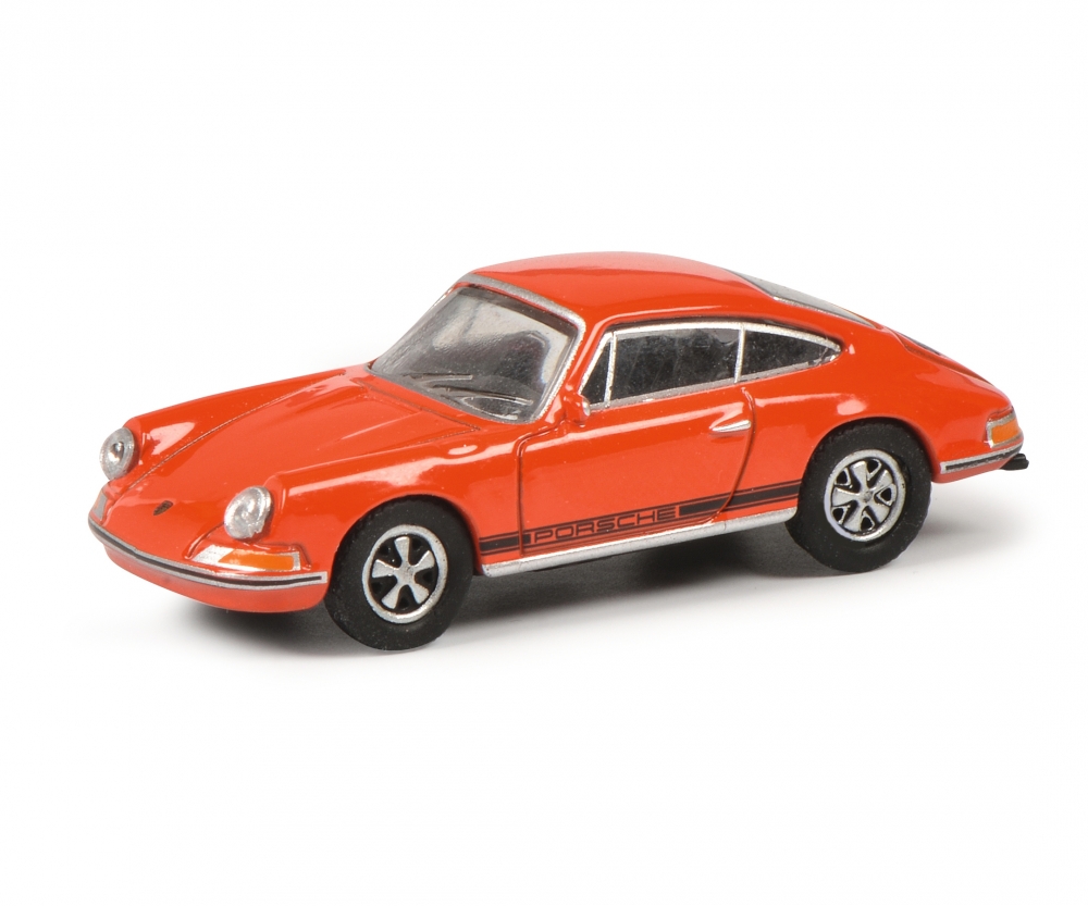 Schuco 452649900 Porsche 911S, blutorange 1:87 1:87