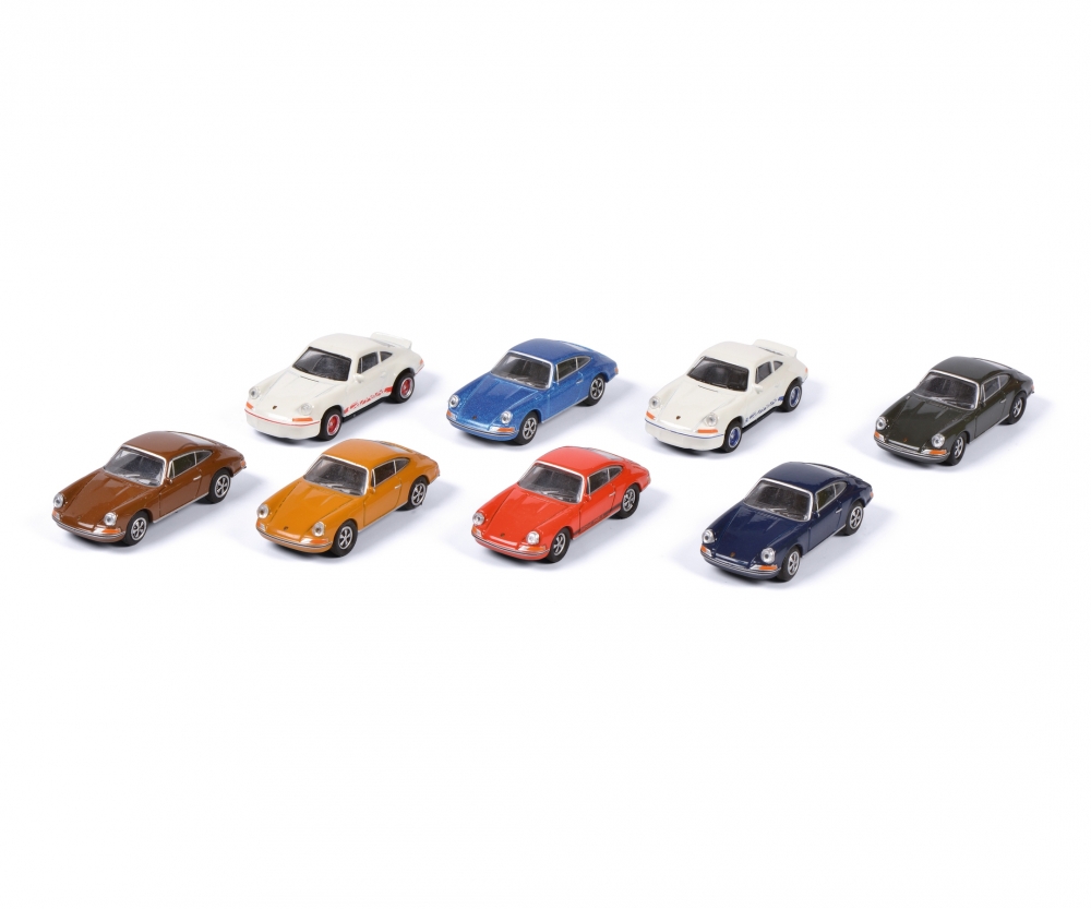 Schuco 452650200 Porsche 911, 8-er Set 1:87 1:87