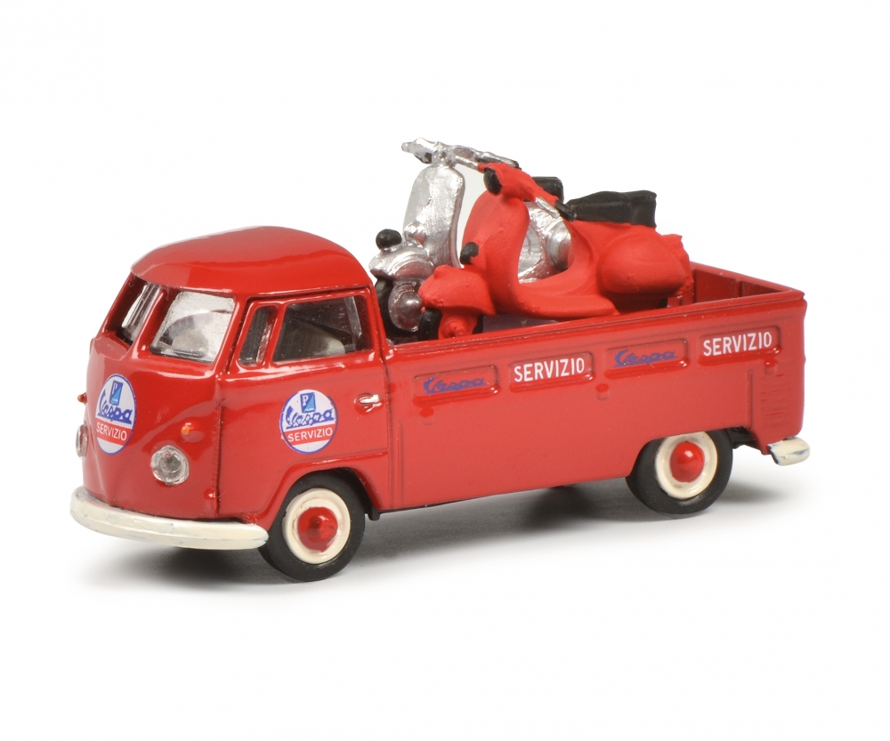 Schuco 452650400 VW T1 Servizio Vespa 1:87 1:87