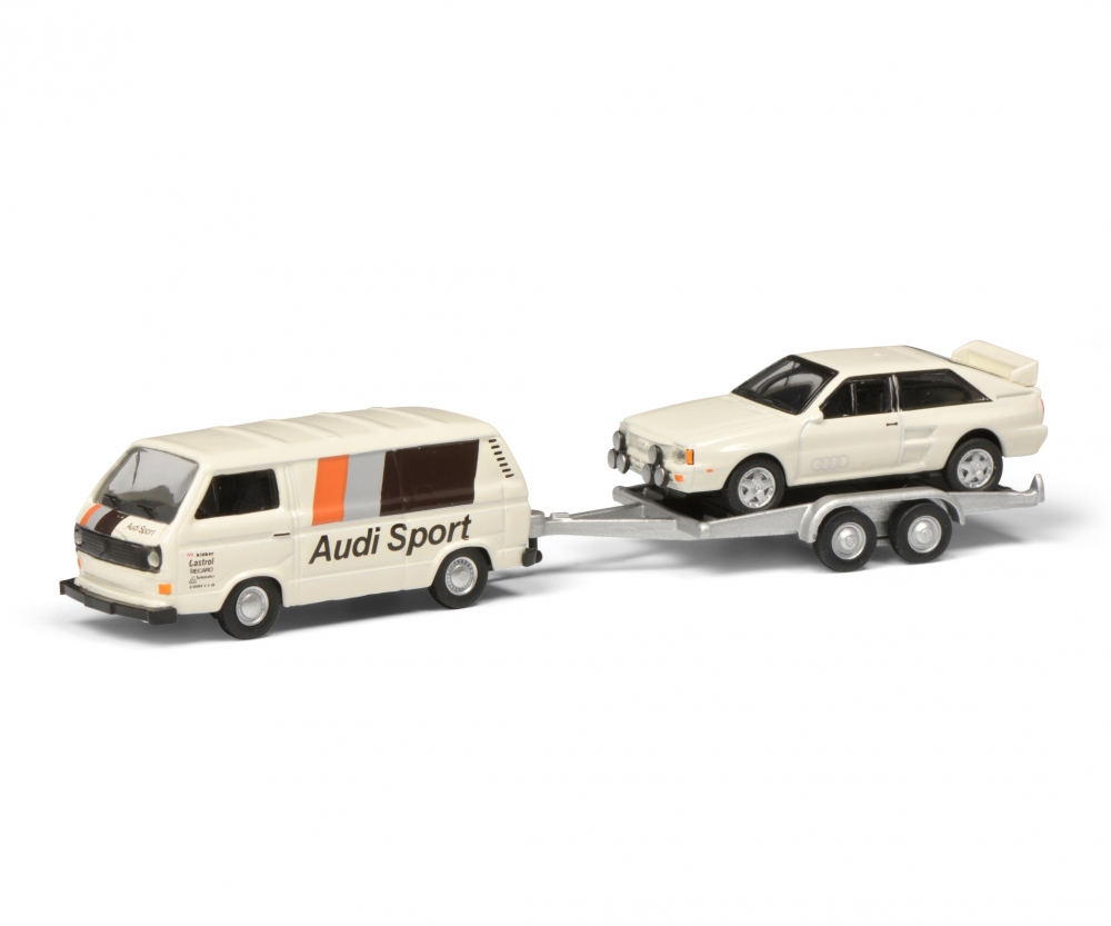 Schuco 452651000 VW T3c mit Anhänger 