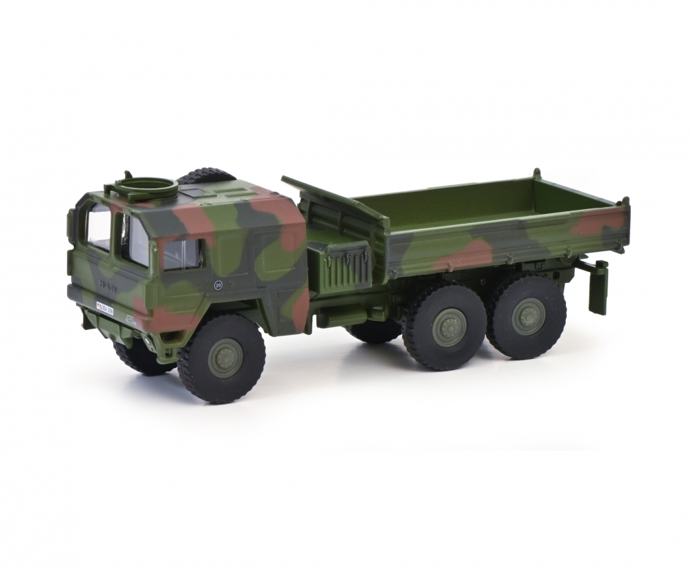 Schuco 452658700 MAN 7to KAT Kipper flecktarn 1:87 1:87