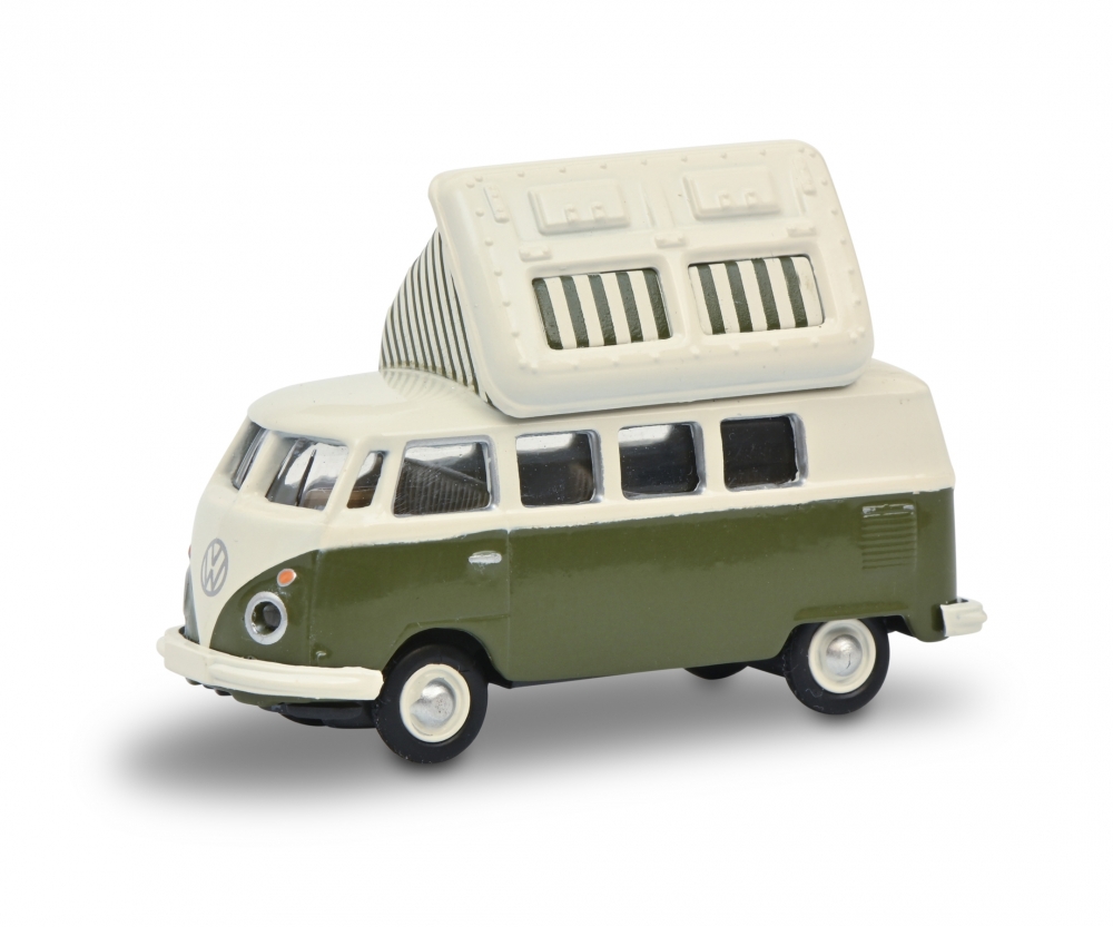 Schuco 452660400 VW T1c Campingbus grün/weiß 1:87 1:87