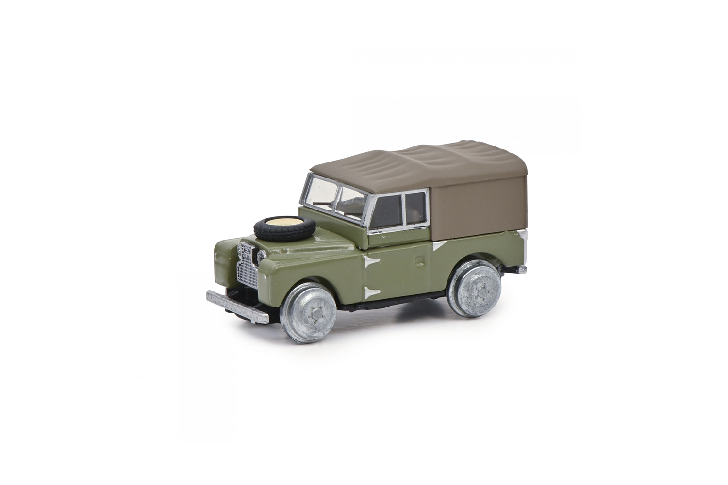 Schuco 452663600 Land Rover 88 Softtop - Schienenfahrzeug - Grün 1:87