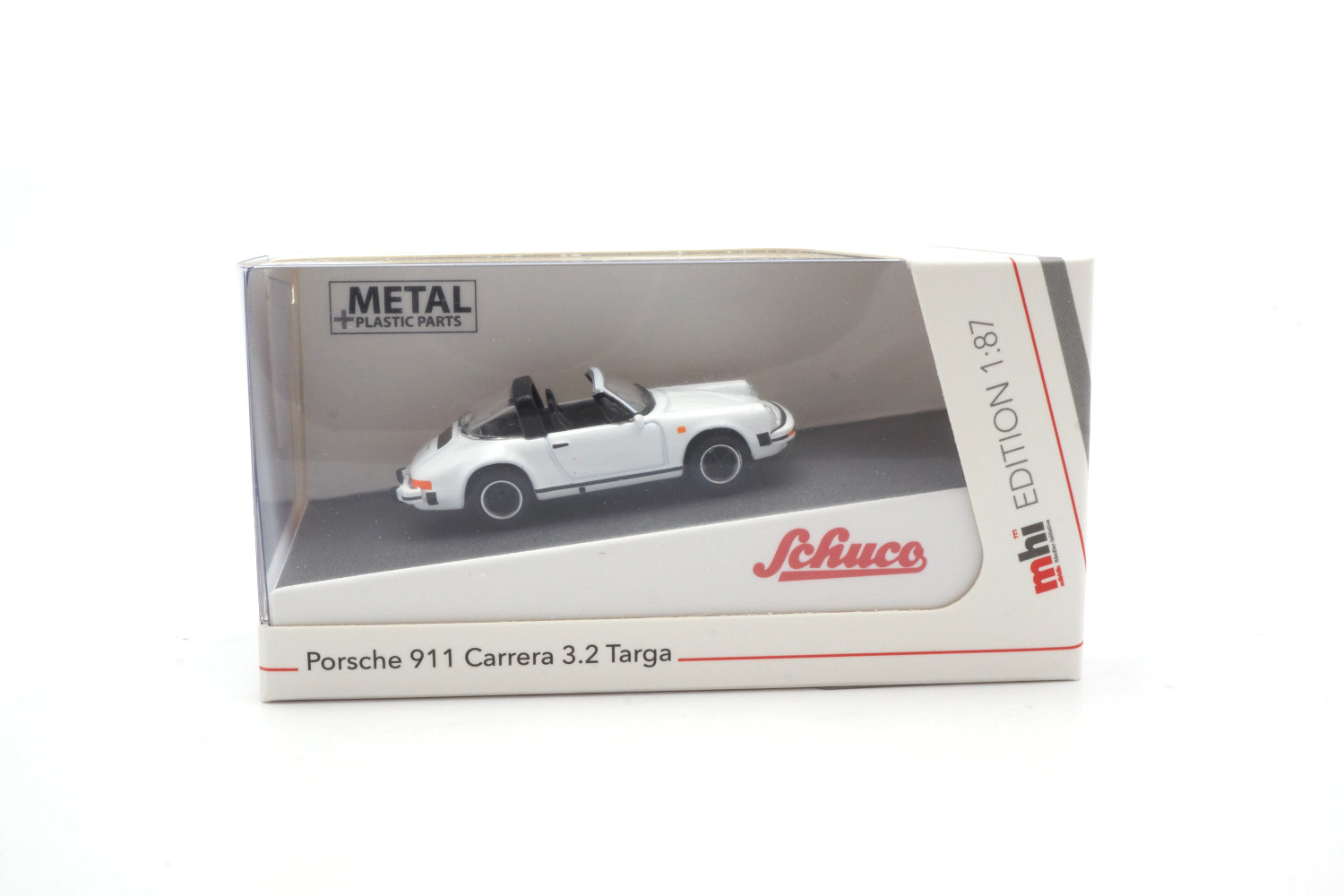 Schuco 452665905 Porsche 911 Carrera 3.2 Targa - Weiss 1:87