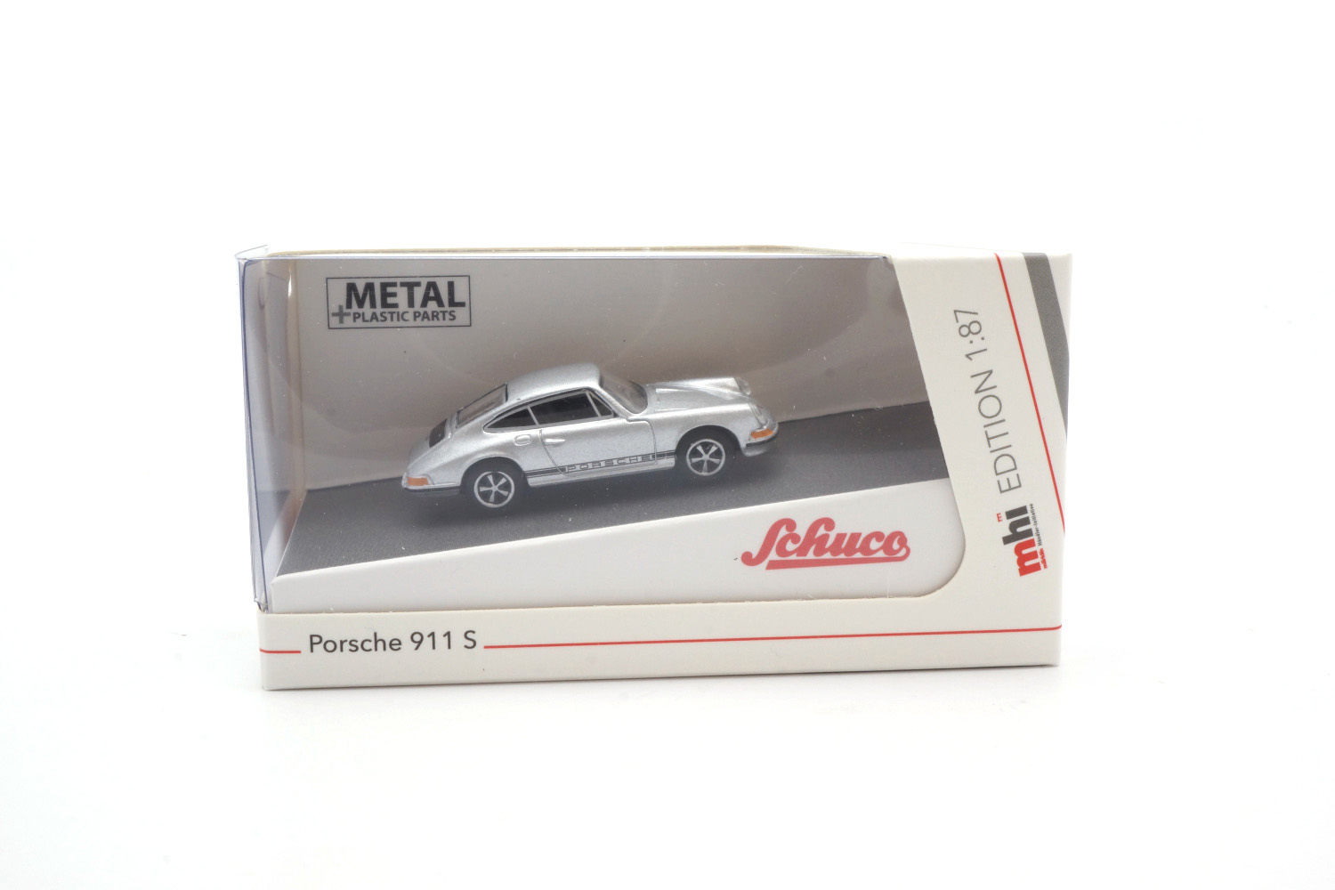 Schuco 452665906 Porsche 911 S - Silber 1:87