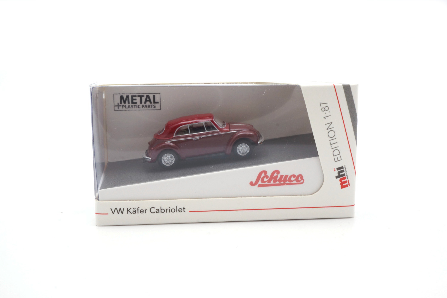 Schuco 452665908 VW Käfer Cabriolet - Rot 1:87