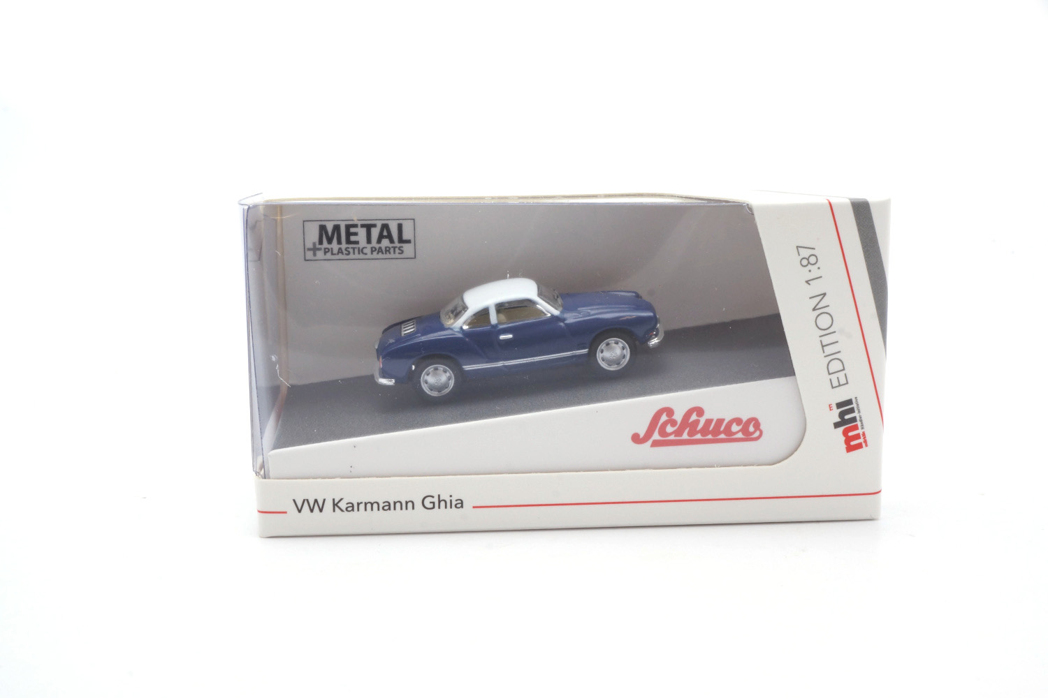 Schuco 452665911 VW Karmann Ghia - Blau/Weiss 1:87