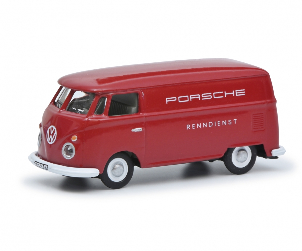 Schuco 452669800 VW T1 PORSCHE rot 1:87 1:87