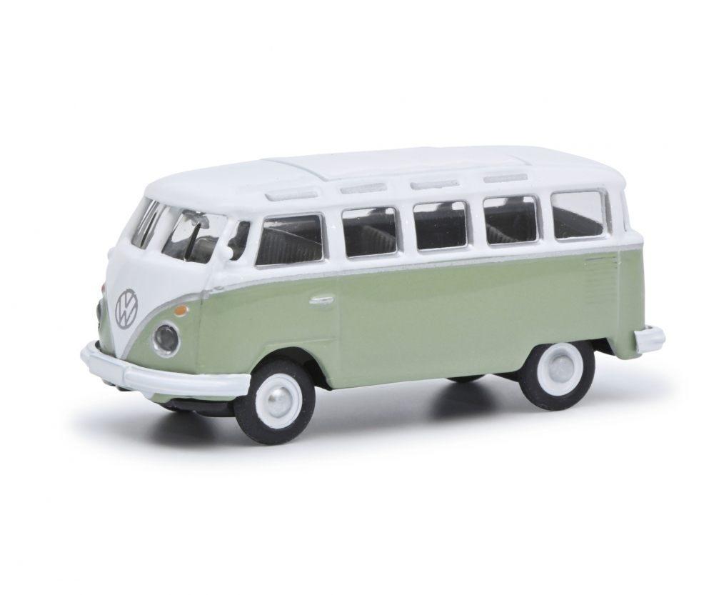 Schuco 452670700 VW T1 Samba grün/weiß 1:87 1:87